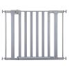 imageSafety 1st Easy Install Walk Thru Baby Gate for Doorways Gate With Door Dog Gates Fits 29quot38quot Easy Install 28quot Tall WhiteSilver