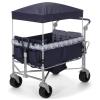 imageSafety 1st Summit 4Seater Wagon Stroller with Canopy in Navy Ink