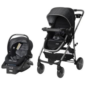 imageSafety 1st Deluxe Grow and Go Travel System Stroller and Car Seat Combo 8in1 Travel System Weight Capacity 430 lbs Dunes EdgeHigh Street