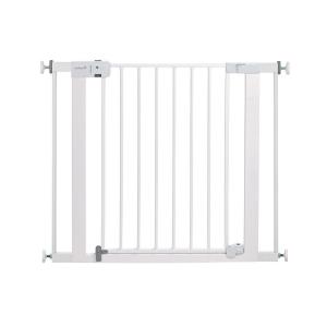 imageSafety 1st Easy Install Baby Gate for Doorways AutoClose PressureMounted Magnetic Latch Indoor Dog Gates No Drilling Fits 29quot38quot GreyWhite