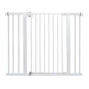 imageSafety 1st Easy Install Walk Thru Baby Gate for Doorways Gate With Door Dog Gates Fits 29quot38quot Easy Install 28quot Tall WhiteWhite
