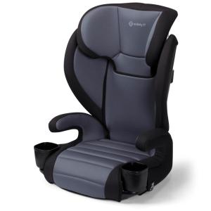 imageSafety 1st Grow and Go 2in1 Booster Car Seat with ComfortWings Converts HighBack to Backless 19quot Wide Fits 3 Across Lightweight Foldable EasyClean Cup Holders 40100 lbs Black SandBlack Sand