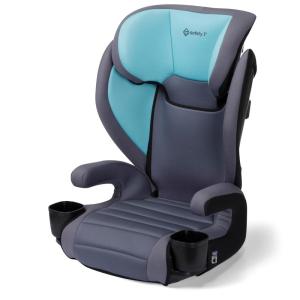 imageSafety 1st Grow and Go 2in1 Booster Car Seat with ComfortWings Converts HighBack to Backless 19quot Wide Fits 3 Across Lightweight Foldable EasyClean Cup Holders 40100 lbs Black SandBeach Wave