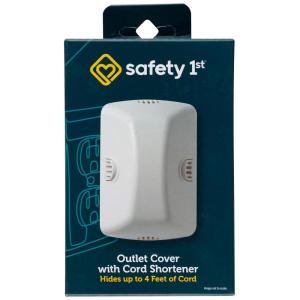 imageSafety 1st Outlet Cover with Cord Shortener for Baby Proofing1 Count Pack of 1