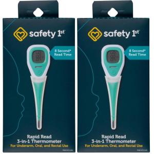 imageSafety 1st Rapid Read 3In1 Thermometer Aqua One SizeOne Size Pack of 2