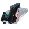 imageSafety 1st Ellaris 3in1 Convertible Car Seat Slim Fit Design Rear ampamp ForwardFacing 5Position Headrest 3Across Fit TravelFriendly with MachineWashable Seat Pad Peacock BluePeacock Blue