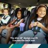 imageSafety 1st Ellaris 3in1 Convertible Car Seat Slim Fit Design Rear ampamp ForwardFacing 5Position Headrest 3Across Fit TravelFriendly with MachineWashable Seat Pad Peacock BlueLondon Blue