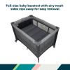 imageSafety 1st 4in1 Portable Play Yard with Bassinet Napper and FlipAway Changer Gray3in1 Bassinet  Napper  and Play Yard