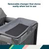 imageSafety 1st 4in1 Portable Play Yard with Bassinet Napper and FlipAway Changer Gray3in1 Bassinet  Napper  and Play Yard
