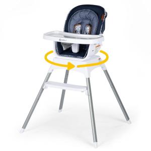 imageSafety 1st Grow and Go Essential Rotating High Chair French GreyNavy Ink