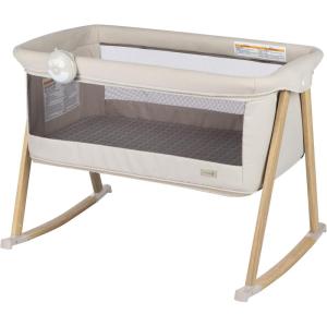 imageSafety 1st RestandRomp 2in1 Bassinet and Play Yard with Soothing Sounds Lights ampamp Vibration Dunes EdgeDunes Edge