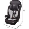 imageSafety 1st Grand 2in1 Booster Car Seat ForwardFacing with Harness 3065 pounds and BeltPositioning BoosterBlack Sparrow 2