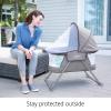 imageSafety 1st Nap ampamp Go Rocking Bassinet with Bug Net TrinityStar Gazer