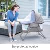 imageSafety 1st Nap ampamp Go Rocking Bassinet with Bug Net TrinityTrinity