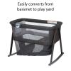 imageSafety 1st SlumberandPlay Bassinet Easily Converts from Bassinet to Play Yard Smoked Pecan