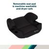 imageSafety 1st Comfort Ride Lite Booster Car Seat 2Pack Lightweight Backless Booster Seat Machine Washable Dishwasher Safe Cup Holders USAMade Fits Kids 40100 lbs 43457quot Pure Black