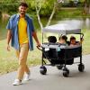 imageSafety 1st Summit Quad Wagon Stroller Grey HarborGrey Harbor
