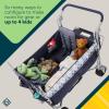 imageSafety 1st Summit Quad Wagon Stroller Grey HarborNavy Ink