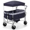 imageSafety 1st Summit Quad Wagon Stroller Grey HarborNavy Ink