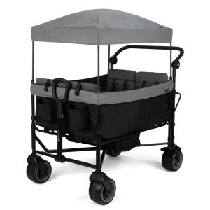 imageSafety 1st Summit Quad Wagon Stroller Grey HarborGrey Harbor